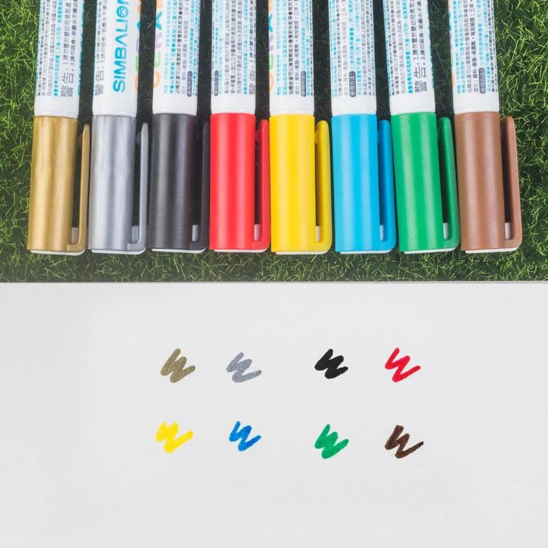 8 Colors Ceramic Marker Painted Ceramic Pigment Marker Pen Aint Pens Creative DIY Series Ceramic Color Pen Set
