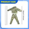 1:6 Scale Action Figure Clothes Coat Pants Uniform Set Mini Men Miniature Clothing Doll Costume for