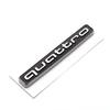 133a Quattro Sport Car ABS Rear Tail Trunk Emblem Fender Side Sticker for A5 B7 Q7 A3 A4 B8 A6 TT R8 A8 A7 Q5 Q3 C7 S3 A1 B5 Q2a133