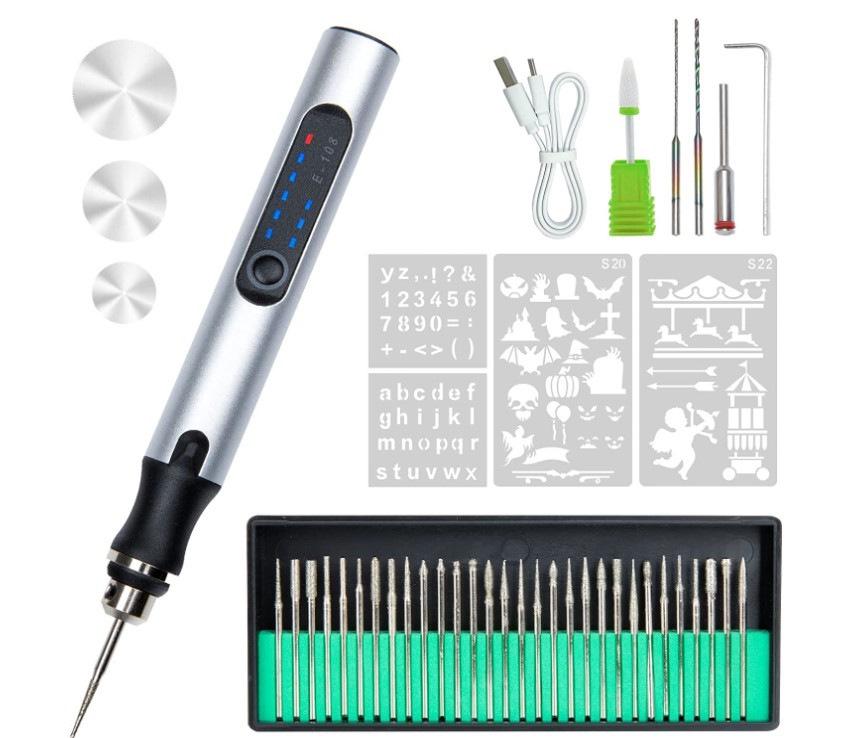 Electric Grinder Pen: Handheld Carving, Polishing & Engraving Tool for Jade & Wood