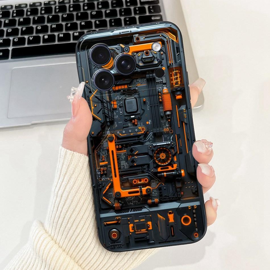 For iPhone 17 Pro Max 17Pro Fashion Dusk Beach Painting Phone Case For iPhone17 Pro 17ProMax Soft Silicone Cases Bumpers