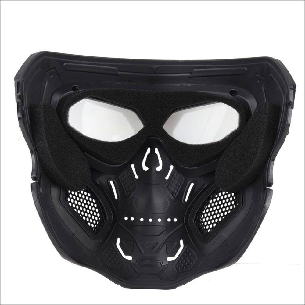 Windspiegel Motocross Totenköpfe Maske Totenkopf Geisterform Brille Motorradbrille Reitmaske