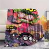 1PC Teen Titans Print FlAannel Blanket, High quality Comfortable for All Seasons, Home Decor, Warmth and Comfort