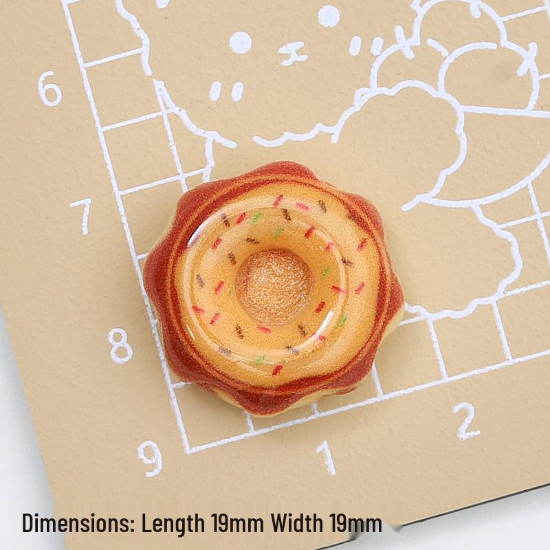 Chocolate Flavored Candy Resin Shoe Buckle & DIY Jewelry Hair Clip Accessories