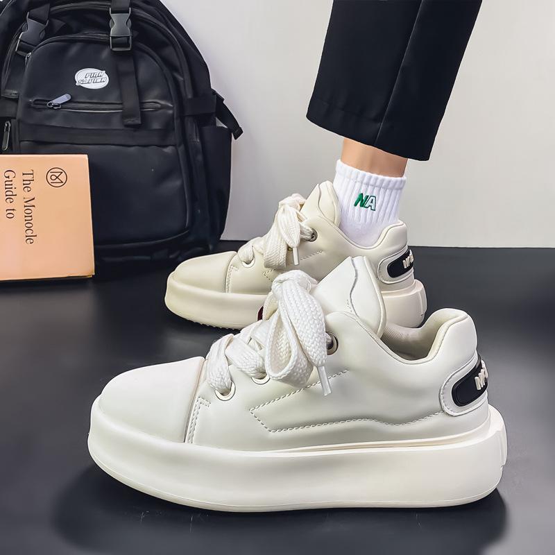 New Men's Women Casual Shoes Chausare Femme 2025 Luxury Brand Non-slip Platform Sneakers Lace-up Soft Board Shoes Zapatos Hombre