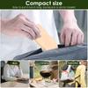 3Pcs 150ml Double Compartment Seasoning Container Stainless Steel Snack Container with Lids Portable Dip Container for Travel