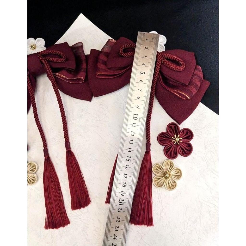 Used Graduation Ceremony, Hairpin, Shichi-Go-San, Coming of Age Ceremony, Japanese Style Hair Ornament, Wedding, Tsumami Crafts, Japanese Style