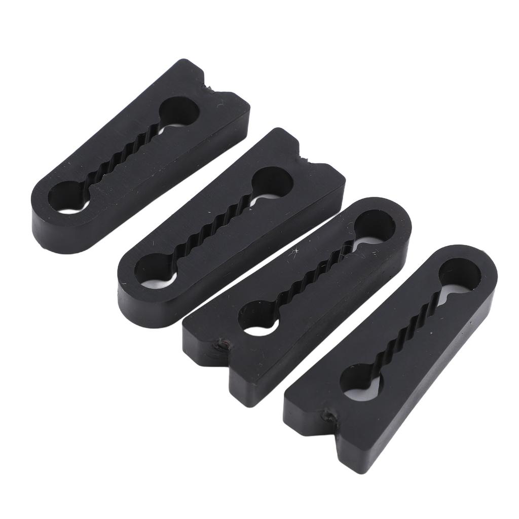 4pcs Car Door Lock Cover Pad Silicone Door Latch Shock Absorber Pad Anti Slip Door Lock Protector Universal for Cars