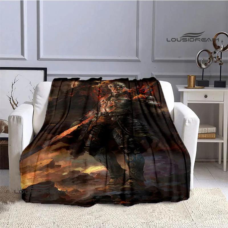 3D game Black Myth: WuKong Printed blankets Warm Flannel blankets Soft and comfortable blanket bed linings Birthday Gift