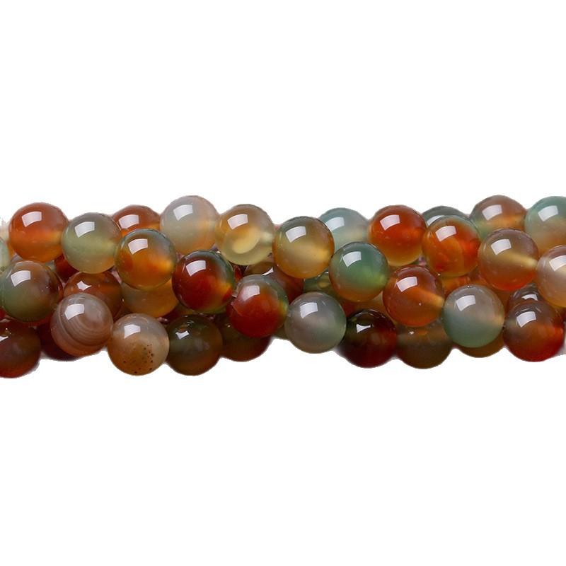 Hongchu Crystal Natural Peacock Agate Loose Beads DIY Ornament Accessories Natural peacock agate semi-finished product