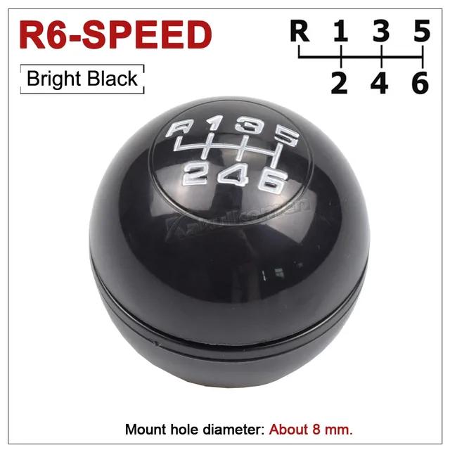 6 Speed Car Manual Gear Shift Knob Lever Shifter Stick Hand Ball for Alfa Romeo Giulietta 2010-On Car Accessory