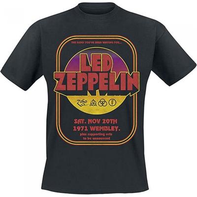Led Zeppelin Unisex Adult 1971 Wembley T-Shirt