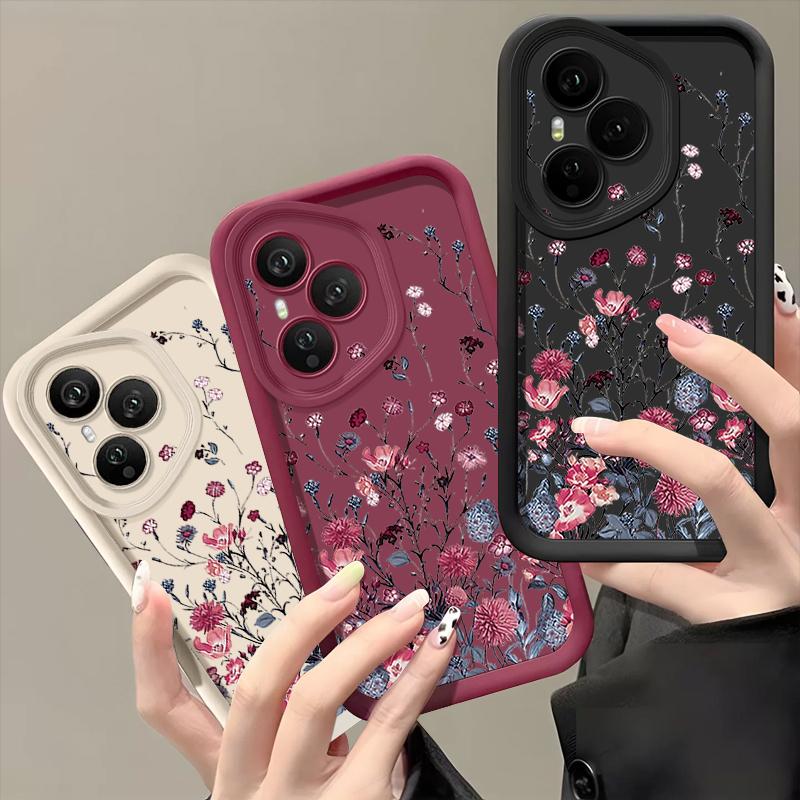 Soft TPU Phone Case For Honor 400 Pro 200 Pro X8c X9c Smart X6a X6b X6c Magic7 Lite Little Flowers Printed Silicone Back Cover