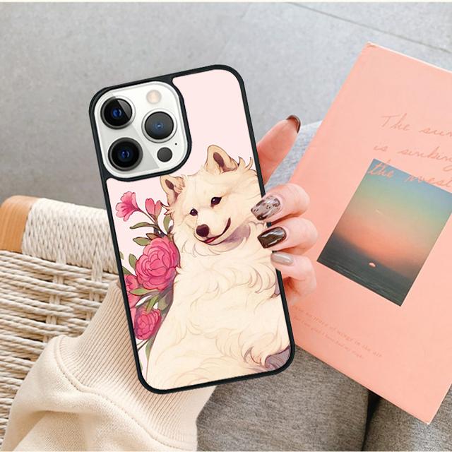 Samoyed Puppy Phone Case for iPhone 17 Air 16 15 14 12 13 PLUS 11 PRO MAX Back Fundas coque Cover Shell