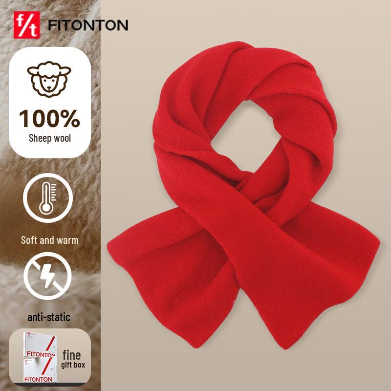 

FitonTon Women s 100% Wool Winter Scarf