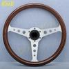 Volante JDM Universale 14 pollici 358mm INDY Stile Legno Volante Sportivo Classico Vintage
