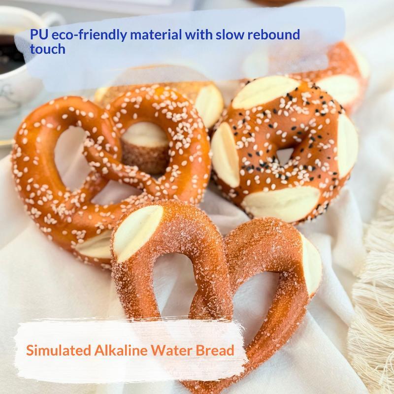 Simulation Pretzel Squishy Toys Slow Rising Rebound Squeeze Toy Anti Stress Relief Toys For Kids Adults Desktop Decor