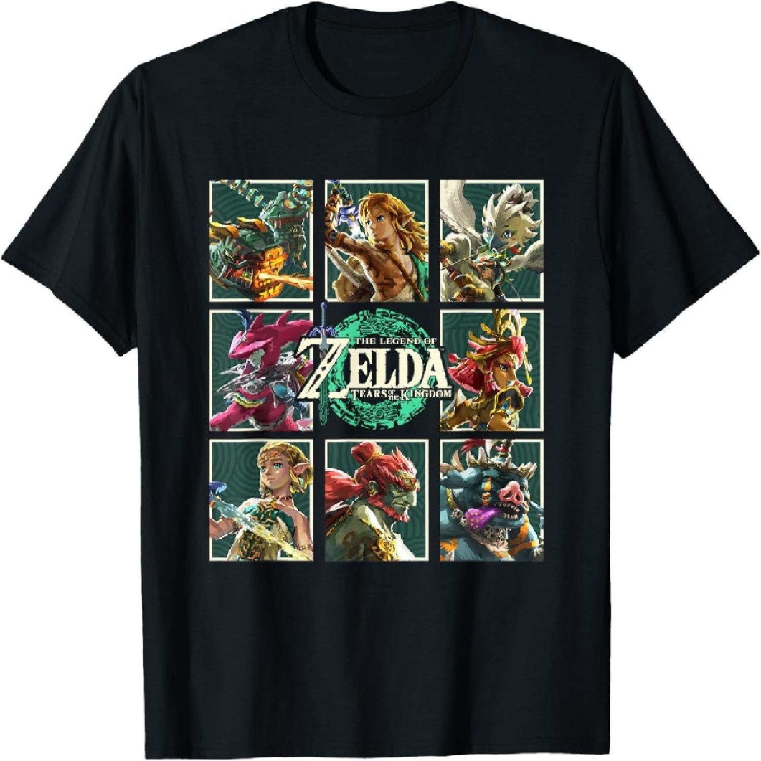 

The Legend of Zelda Tears Of The Kingdom Character Boxes T-Shirt XXXXXL