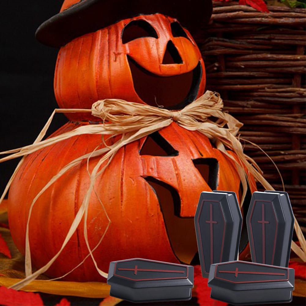 5pcs Funny Halloween Mini Coffin Box Removable Treat Coffin Boxes  Coffin Prank Props