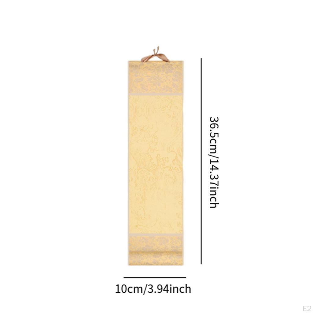 Chinesische Kunst Schriftrolle Papier Leer Kalligraphie Leichtgewicht Fengshui Dekoration Malerei Rolle