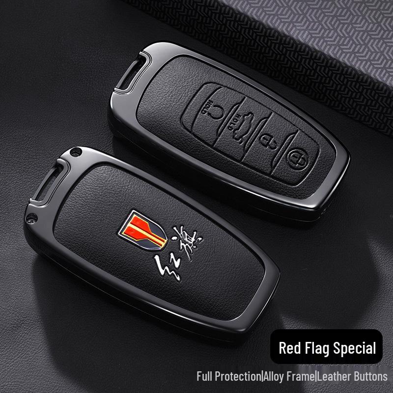 Hongqi H5/E-HS9 Car Key Case: Drop-proof, Stylish, Unisex Protection Shell.
