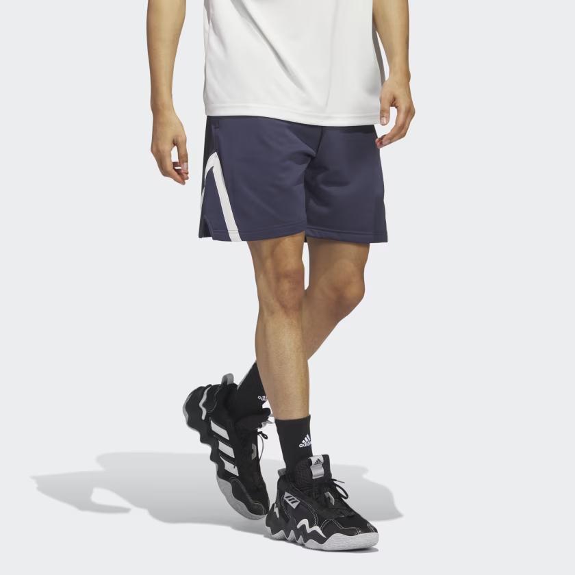 Adidas Select Shorts Color Block Drawstring Basketball Sports Shorts Men Shorts Navy-Blue IL2221
