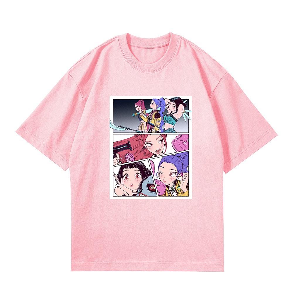 Футболка с плакатом фильма Kpop Охотники на демонов 4XL