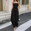 Damen Farbiger Lässiger Modischer Jumpsuit mit Taschen
