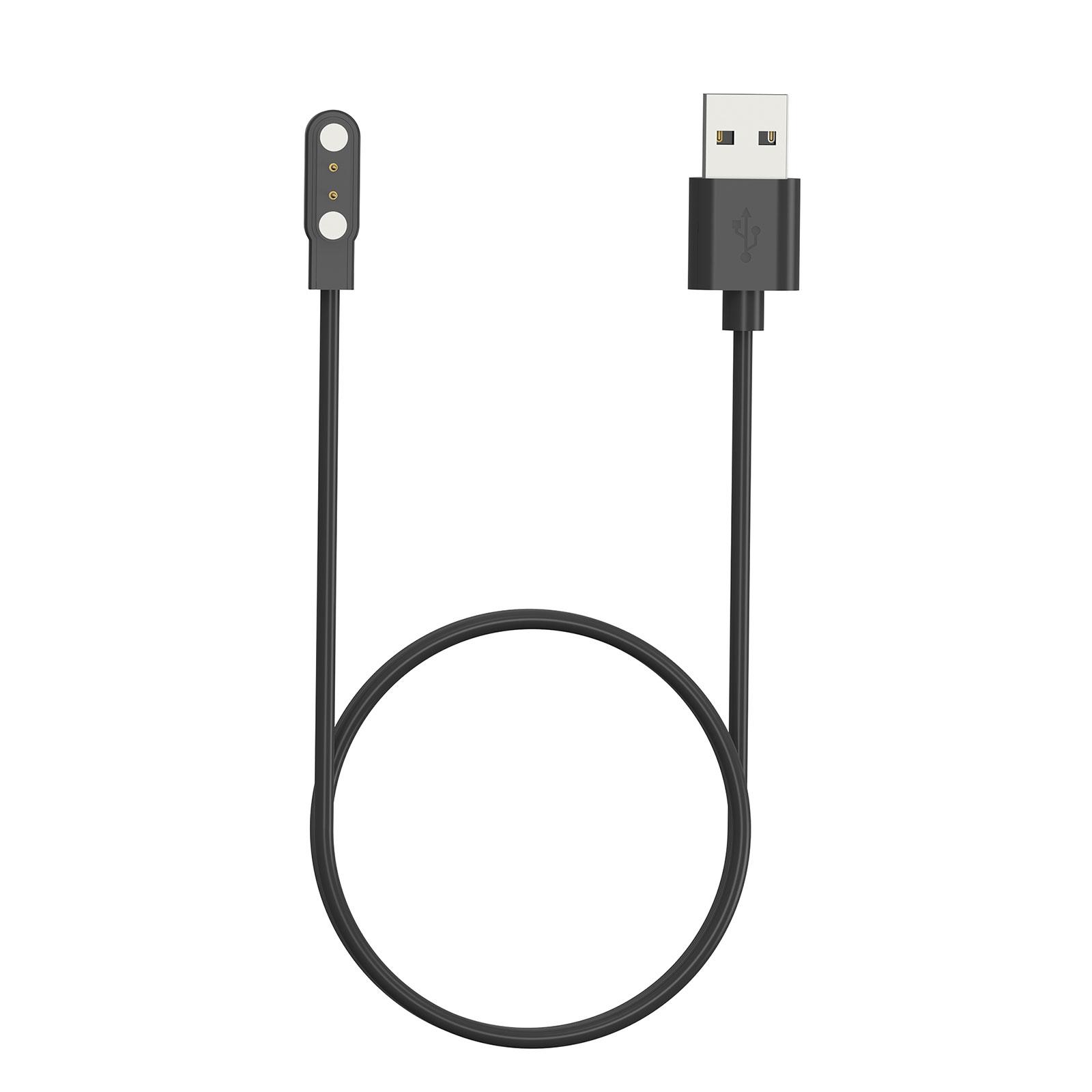 

USB-зарядка, 24/39-дюймовый кабель, зарядный кабель для часов, умные часы, зарядка для Colmi C81 A чёрный