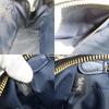 Used COACH Tote Bag 76459 leather gray black Python