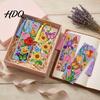 Holiday Party Favors 4PCS Christmas Theme Diamond Painting Bookmarks Creative DIY Art Kits Adult Craft