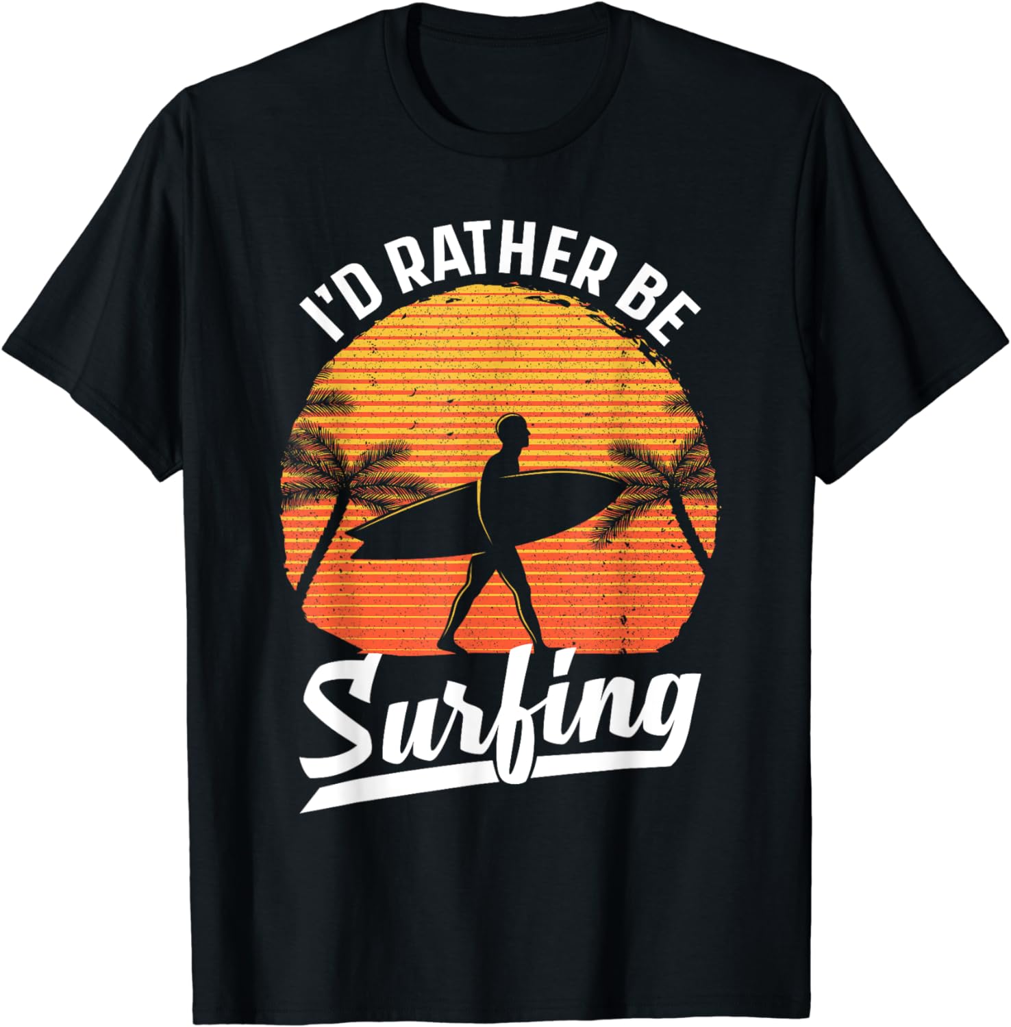 Cool Surf Art for Unisex Women Surfing Retro Surfer Sunset TShirt Graphic T Shirts Vintage T Shirt Unisex Clothing Tops Streetwear S
