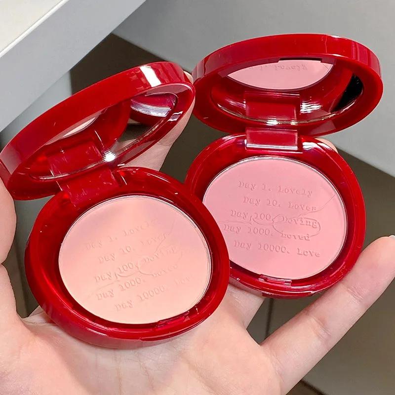 Butterfly Joocyee Puder Rouge Puder Matt Highlighter Palette Fixieren Highlighten und Korrektur Natürliches Rouge Make-up