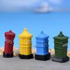 Moss Micro-landscape Resin Decorative ItemNostalgic Mailbox Small Mailbox Craft Decorative Item