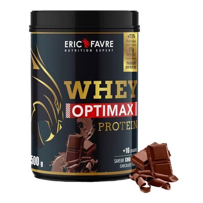 Whey concentrée Eric Favre - Whey Optimax Protein - Chocolate 500g