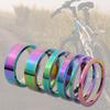 Road Bikes Handlebar Stem Washer Rings Front Fork Bicycles Part Mountain Bicycles Aluminum Alloy Headset Fork Spacers