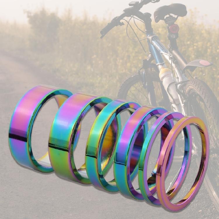 Road Bikes Handlebar Stem Washer Rings Front Fork Bicycles Part Mountain Bicycles Aluminum Alloy Headset Fork Spacers