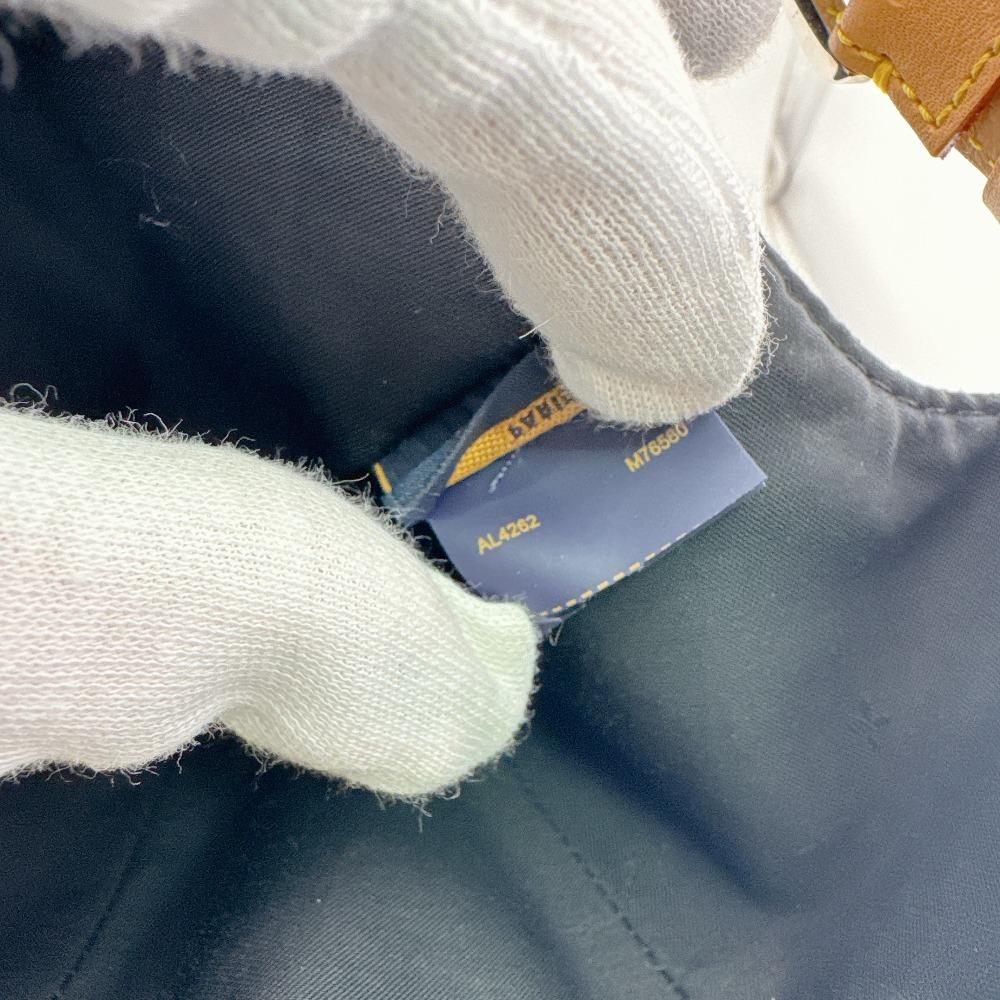 LOUIS VUITTON M76985 leather monogram shadow cap black leather Used