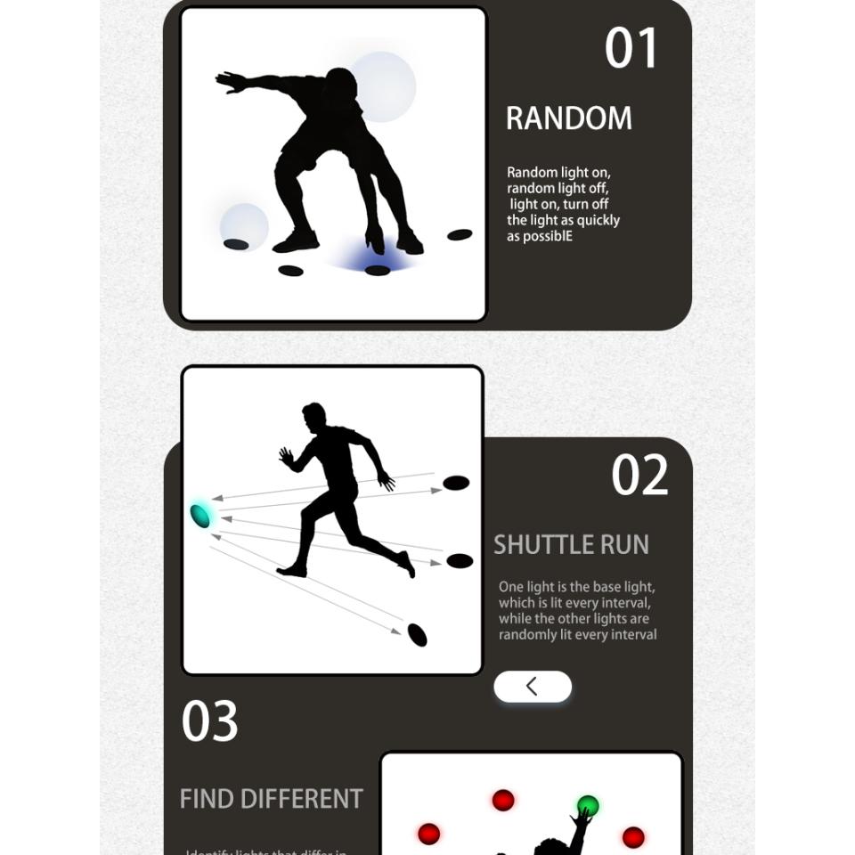 Response Agility Training Light, Children's Physical Fitness Training, Remote Control To Control Light Operation