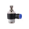 4/6/8/10/12mm Pneumatic Regulating Valve Air Flow Control Valve 1/8" 1/4" 3/8" 1/2" BSP Male Thread Hose Fittings