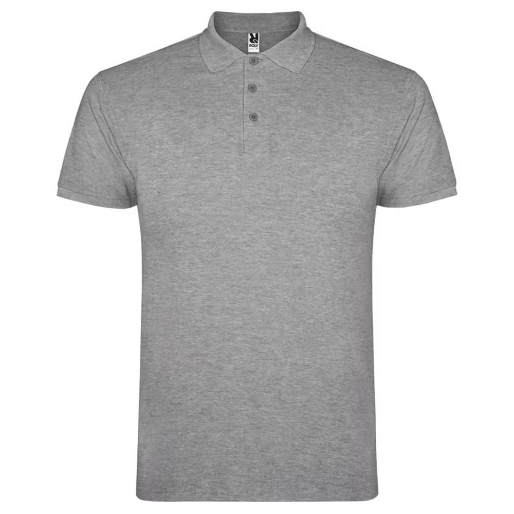 Mens Star Heather Polo Shirt