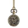 Fashion Women Quartz Pocket Watch Alloy Hollow Out  Butterflies Vintage Sweater Chain Necklace Pendant Clock Gifts
