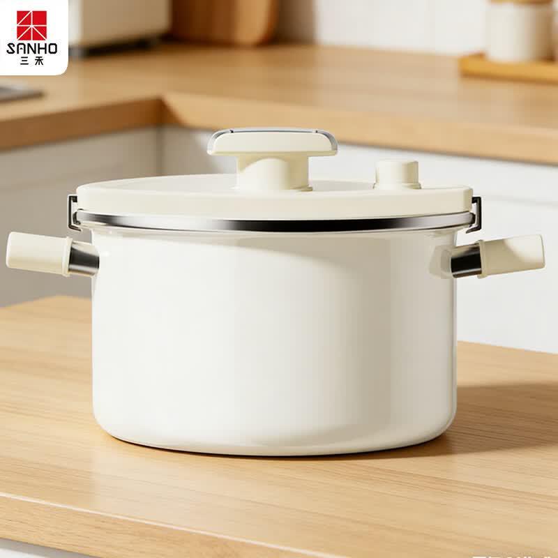 

Sanhe Enamel Pot with 8-Layer Safety