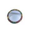 Peidai Stylish Compact Round Mirror - Japanese Korean Design, Portable Makeup Touch-up Mirror