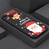 Case For Apple iPhone 14 13 11 12 Pro 7 XR X XS Max 8 Plus 6 6S SE 2022 13Pro Black Soft Phone Funda Christmas Doll Deer