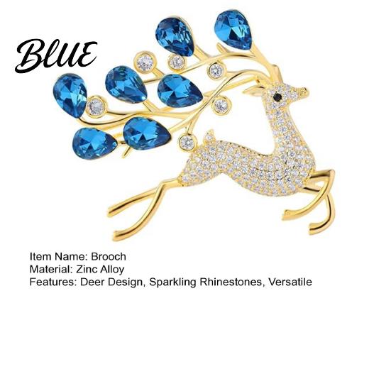 Decorative Brooch Accessory Women Small Deer Design Stable Pin