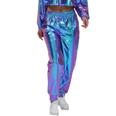 Fashion Reflective Pant Women's Sports Jogging Casual Sports Trousers Women's Sports Wear