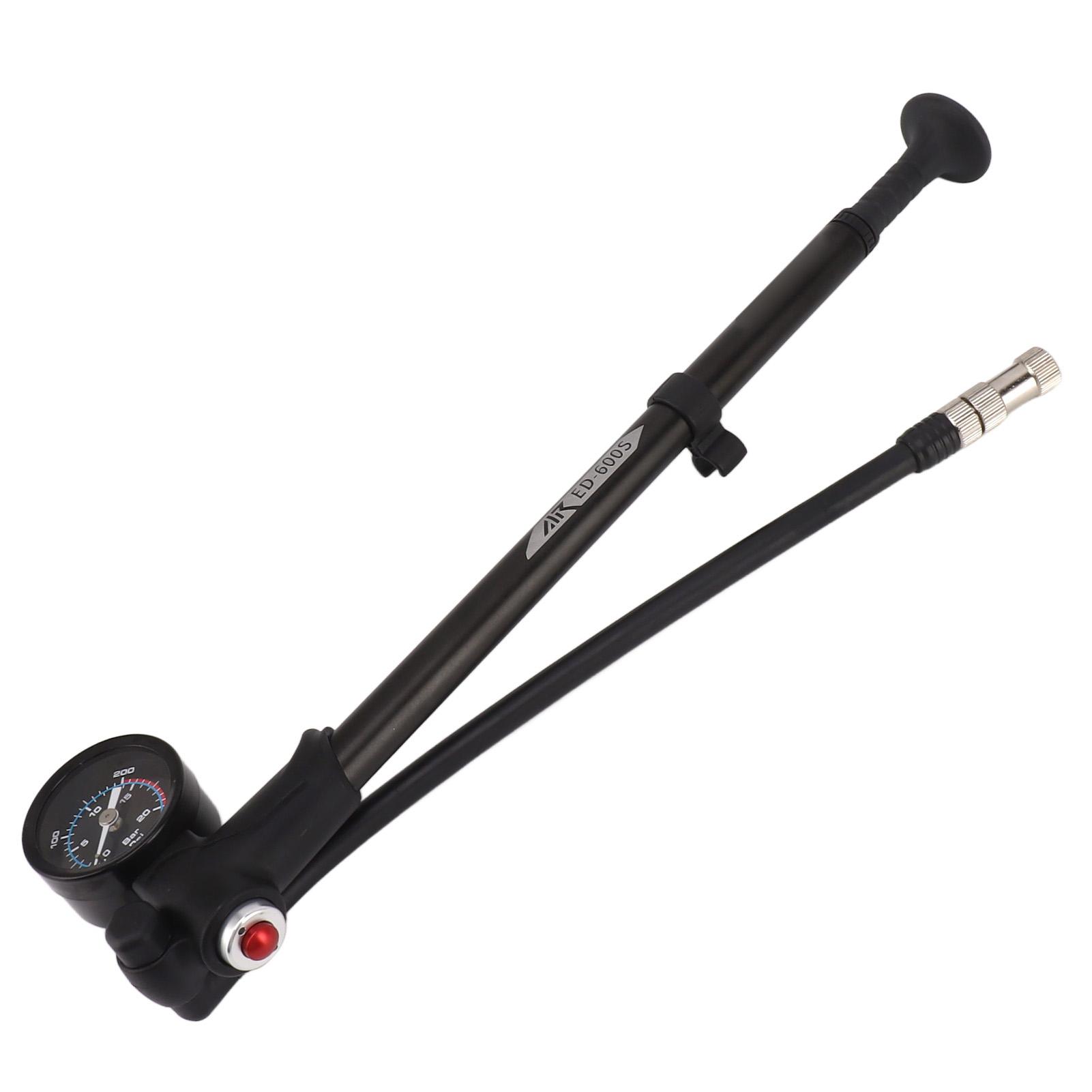 

Насос высокого давления 300PSI Портативный Американский Французский клапан Алюминиевый сплав для горных шоссейных велосипедов мотоциклов