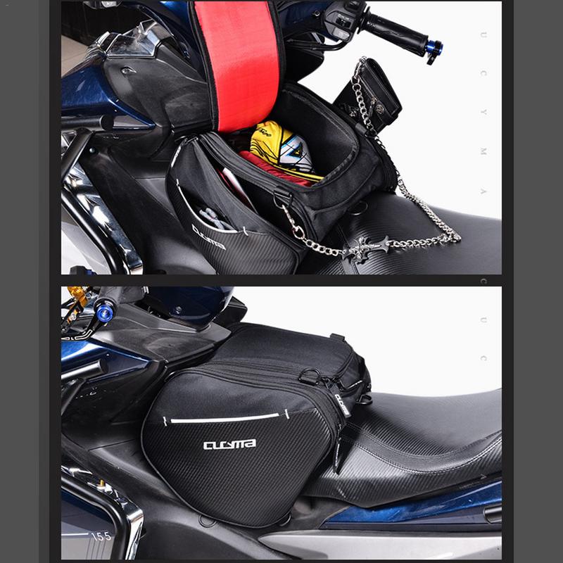 Universal Scooter Bag Locomotive Soft Bag Motorcycle Pannier Bags Luggage Saddle Bags Side Storage Pouch Motorcycle Accessories