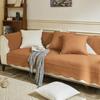 Retro Cotton Sofa Cover Four Seasons Universal Embroidered Cushion Curve Edge Decoration Couch L Shaped Non-slip Sofa Slipcover